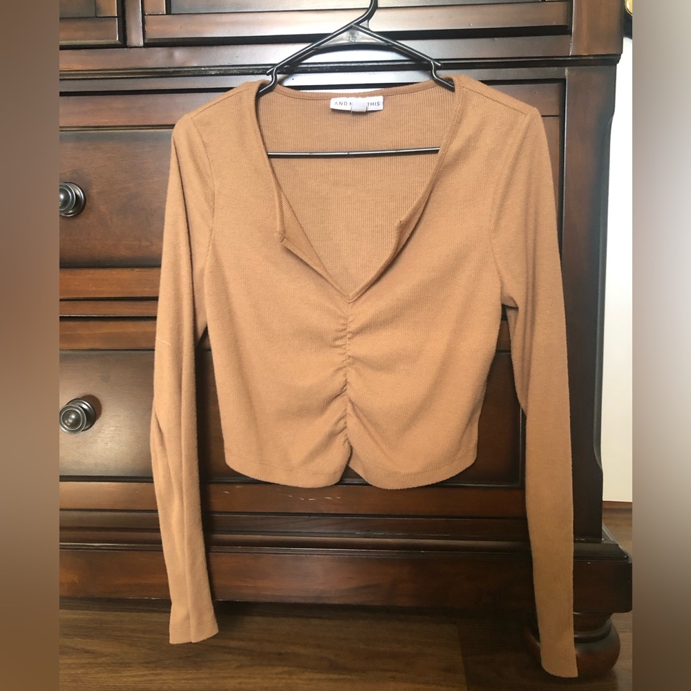 And Now This beige top